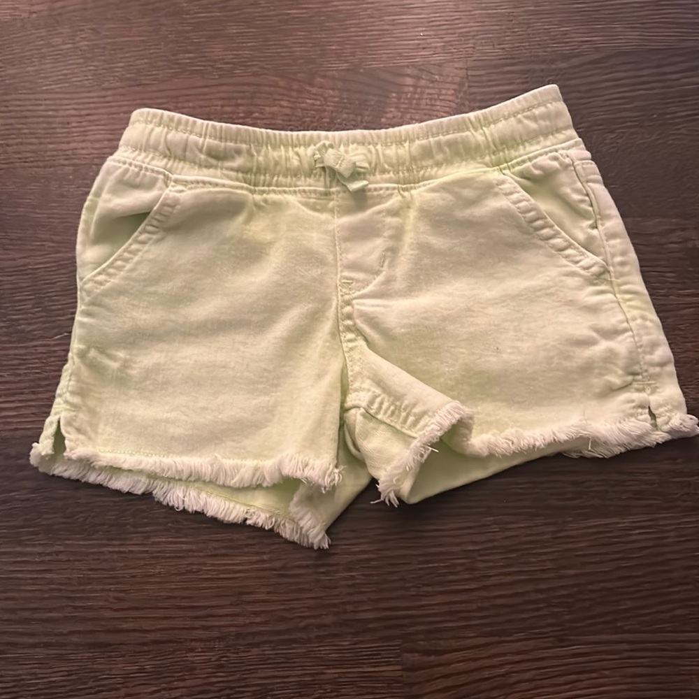 girls neon jean shorts